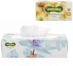 Paloma Sensitive Care (unt de shea) șervețele cosmetice cu 3 straturi - 80buc