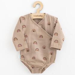 NEW BABY Csecsemő muszlin patentos body New Baby Rainbow - lubeka