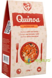 ECOTRAVIO Quinoa cu Linte Rosie fara Gluten 250g