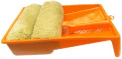 Evotools Trafalet verde cu tavă, cod 629067, cu diametru de 48 mm, lungime 250 mm și fir de 18 mm din acril. Setul conține trafalet, rulou și tavă din polipropilenă, cu suport din tijă de oțel de 8 mm și mâner