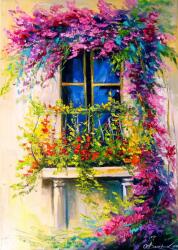 Enjoy - Puzzle Balcon înflorit - 1 000 piese Puzzle