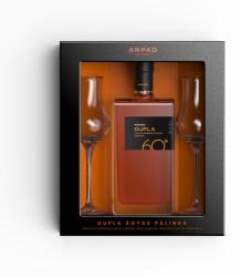 Árpád Pálinka Dupla Palinca Maturata Caise 500ml 60% + cutie cu 2 pahar - SGR
