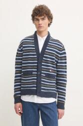 Tommy Hilfiger kardigán gyapjú keverékből sötétkék, DM0DM20606 - sötétkék L
