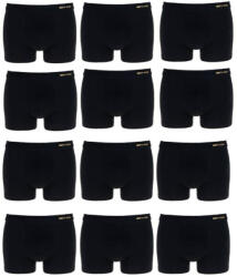 Uomo Boxeri pentru bărbați Negru 12Pachet T714-12P (T714-12P)