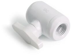 Alphacool Icicle 2 Way Ball Valve G1/4 - white (100049917)