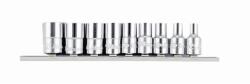 Hans Tools 1/2" E-STAR dugókulcsfej készlet 9r. E10-E24 CrV 46410-9C (040103-0085)