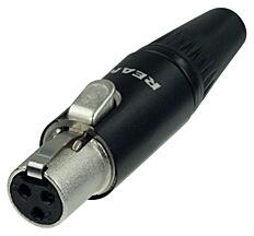 REAN RT3FCB 3 pólusú TINY XLR aljzat