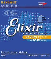 Elixir Elektromos Gitárhúr (Nanoweb bevonat)