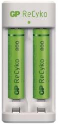 GP ECO 211 Incărcător + 2x800mAh ReCyko AAA (B51211)