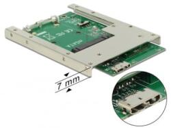 Delock USB3.0 - mSATA átalakító 2.5' / 7mm beépítőkerettel (62468)