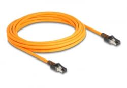 Delock RJ45 hálózati kábel USB Type-C porttal megtalálási, önazonosítási funkcióval Cat. 6A S/FTP 5 m narancssárga (80413)