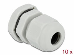 Delock PG9 tömszelence 10 db. szürke (60195) (60195)