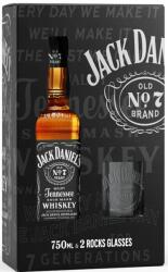 Jack Daniel's whiskey DD 2 pohárral (0, 7L / 40%) - whiskynet