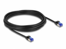Delock RJ45 hálózati kábel Cat. 6A S/FTP vékony 5 m fekete (80230) (80230)