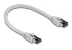Delock RJ45 hálózati kábel Cat. 8.1 S/FTP 0, 25 m szürke (80556) (80556)