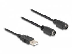 Delock USB PS/2 Adapter (61061) (61061) - aqua