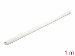 Delock Mini kábelcsatorna önzáró 15 x 11 mm - hossza 1 m fehér (20719) (20719)