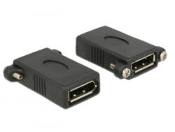Delock adapter Displayport 1.1 anya > Displayport anya panelra rögzíthető (85123) (85123) - aqua