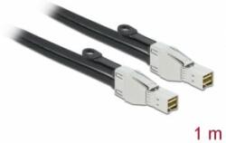 Delock PCI Express kábel Mini SAS HD SFF-8674 - SFF-8674 csatlakozókkal, 1 m (86621) - aqua