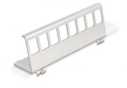 Delock Keystone fém rögzítőelem 8 porton DIN-sínhez (90657) (90657)