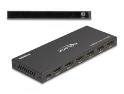 Delock HDMI kapcsoló 5 x HDMI bemenet - 1 x HDMI kimenet 8K 60 Hz (18657)