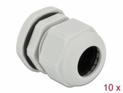 Delock PG21 tömszelence 10 db. szürke (60223) (60223)