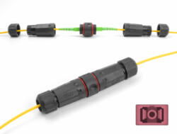 Delock optikai kábel csatlakozó SC Simplex anya SC Simplex anya OM4 vízálló (87872) (87872)