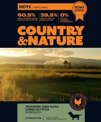 Country&nature Turkey with Vegetables Recipe 2 kg curcan si legume hrana pentru caini
