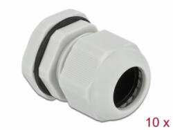 Delock PG19 tömszelence 10 db. szürke (60221)