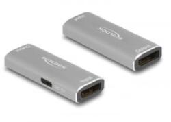 Delock DisplayPort 1.4 ismétlő 8K 30 Hz 20 m (11504) (11504) - aqua