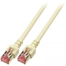 EFB Elektronik RJ45 Hálózat Csatlakozókábel CAT 6 S/FTP 2.00 m Szürke Lángálló, Halogénmentes, Védővel, Aranyozatt érintkező EFB Elektronik (K5510.2)