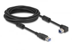 Delock USB 5 Gbps kábel A-típusú apa - B-típusú apa 90 lefelé néző csatlakozóapaval 5 m (81115) (81115) - aqua