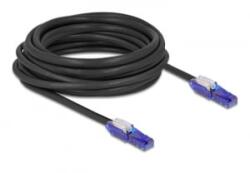Delock RJ45 hálózati kábel Cat. 6 UTP 180 -os hajlítással apák fekete színű 7, 5 m (80930)