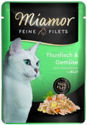 Miamor Feine Filets mancare pisica plic, ton si legume in jeleu 24x100 g