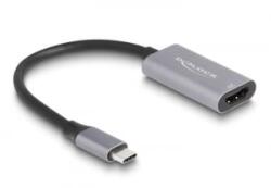 Delock Adapter USB Type-C apa - HDMI anya (DP Alt Mód) 4K 60 Hz HDR és HDCP kiegészítéssel (60020) (60020)