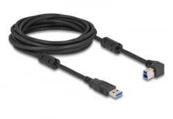 Delock USB 5 Gbps kábel A-típusú apa - B-típusú apa 90 jobbra hajlítva 5 m (81111)