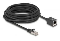 Delock Hálózat bővítő kábel RJ45 apa - RJ45 anya Cat. 6A S/FTP 7, 5 m fekete (90320) (90320)