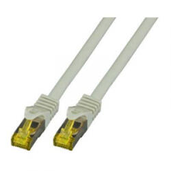 EFB Elektronik RJ45 Hálózat Csatlakozókábel CAT 6a S/FTP 1.00 m Szürke Lángálló, Halogénmentes, Védővel, Aranyozatt érintkező EFB Elektronik