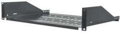Intellinet 2U 19' Cantilever Shelf rack polc 350mm fekete (710954)