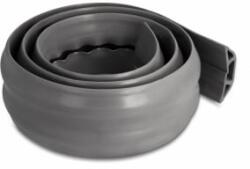 Delock PVC flexibilis kábelcsatorna 70 x 13 mm - hosszúság 1, 5 m szürke (20733)