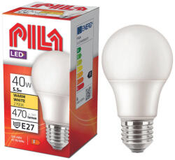 Pila (Philips) E27 LED 5, 5W 470lm 2700K - 40W izzó helyett (929003540251)