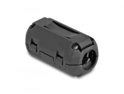 Delock Ferrit mag / ferrit gyűrű kábel körbevételére 9 mm 2 db. , fekete színű (80946) (80946)