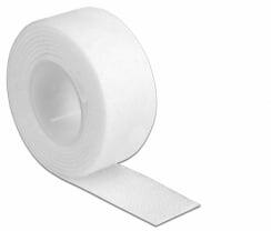 Delock Velcro fehér ragasztó szalag guriga Hx 1 m x Sz 20 mm (18379) - aqua