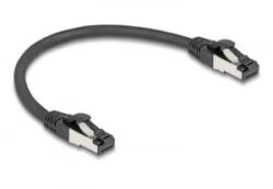 Delock RJ45 hálózati kábel Cat. 8.1 S/FTP 0, 25 m fekete (80566) (80566) - aqua