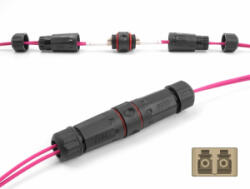 Delock optikai szálas kábel csatlakozó LC duplex anya LC duplex anya OM1/OM2 vízálló (87877) - aqua