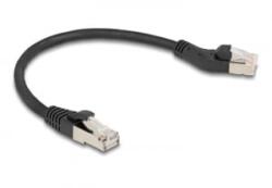 Delock RJ45 hálózati kábel Cat. 6A S/FTP 45 -ben jobbra hajlított apa egyenes apa 0, 25 m, fekete (80582) (80582) - aqua