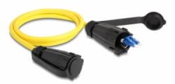 Delock Optikai szálas kábel LC Duplex - LC Duplex védő sapkával egy módozatú IP68 por és vízvédelemmel 1 m (87887) (87887)