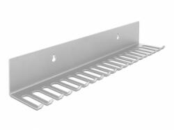 Delock Falra rögzíthető, 318 x 65 mm kábelrendező, szürke (66888) (66888)