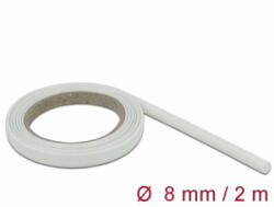 Delock Üvegszálas borítás 2 m x 8 mm fehér (18931) (18931)