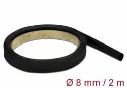 Delock Fekete zsugorcső 2 m x 8 mm (18980) - aqua